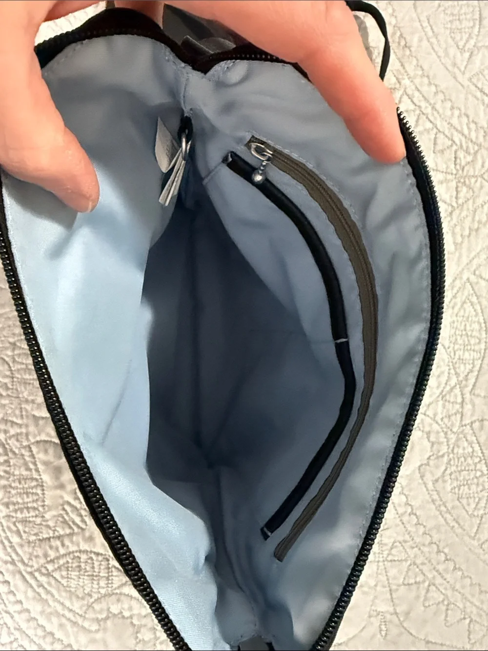 Baggallini Black Crossbody Bag with RFID pouch - Travel-Friendly